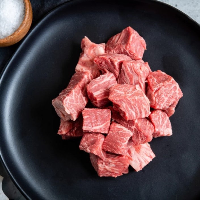 Japoniškas karis su Kagoshima-Gyu Wagyu kubeliais