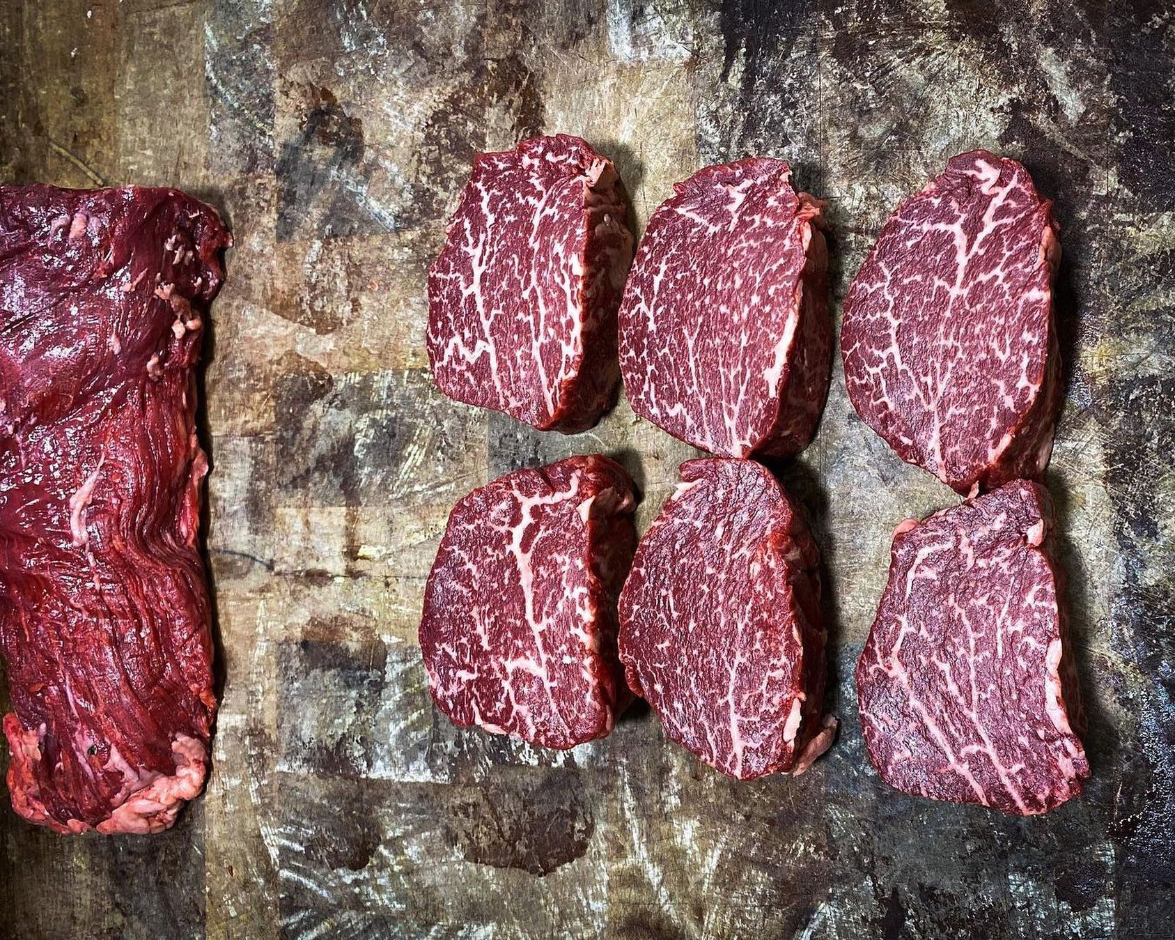 OAKEY Wagyu Jautiena | Premium 350d maitinta grūdais „Tenderloin“ Išpjovos Steikas