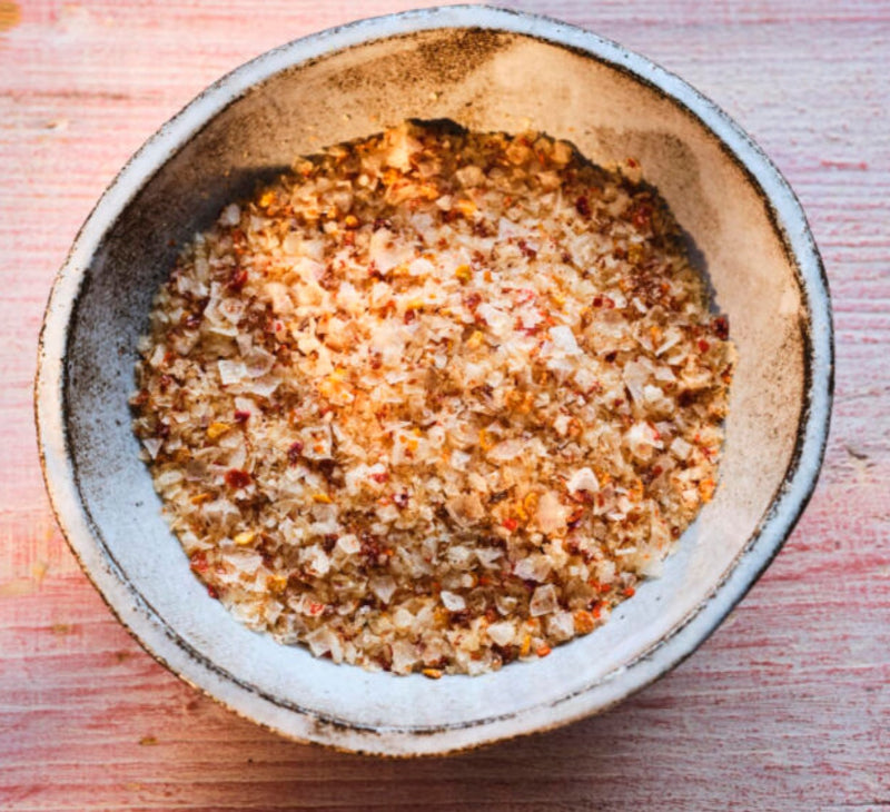 MALDON druska | 100g Čili jūros druskos dribsniai su Aleppo ir Bird’s eye pipirais