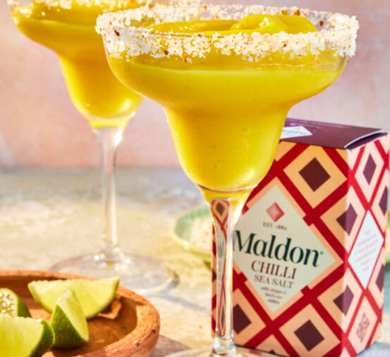 MALDON druska | 100g Čili jūros druskos dribsniai su Aleppo ir Bird’s eye pipirais