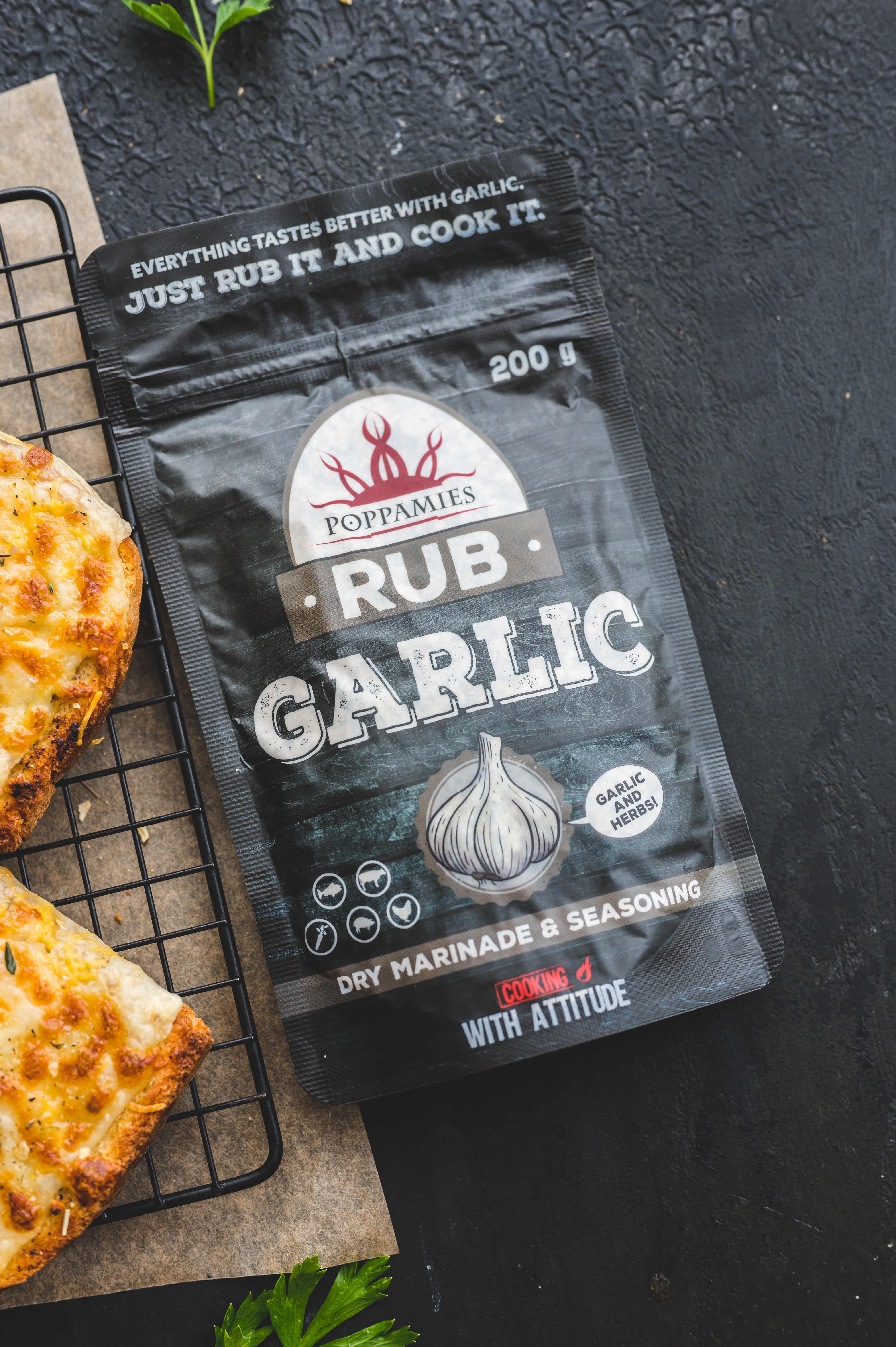 Prieskonių mišinys “GARLIC RUB” 200g