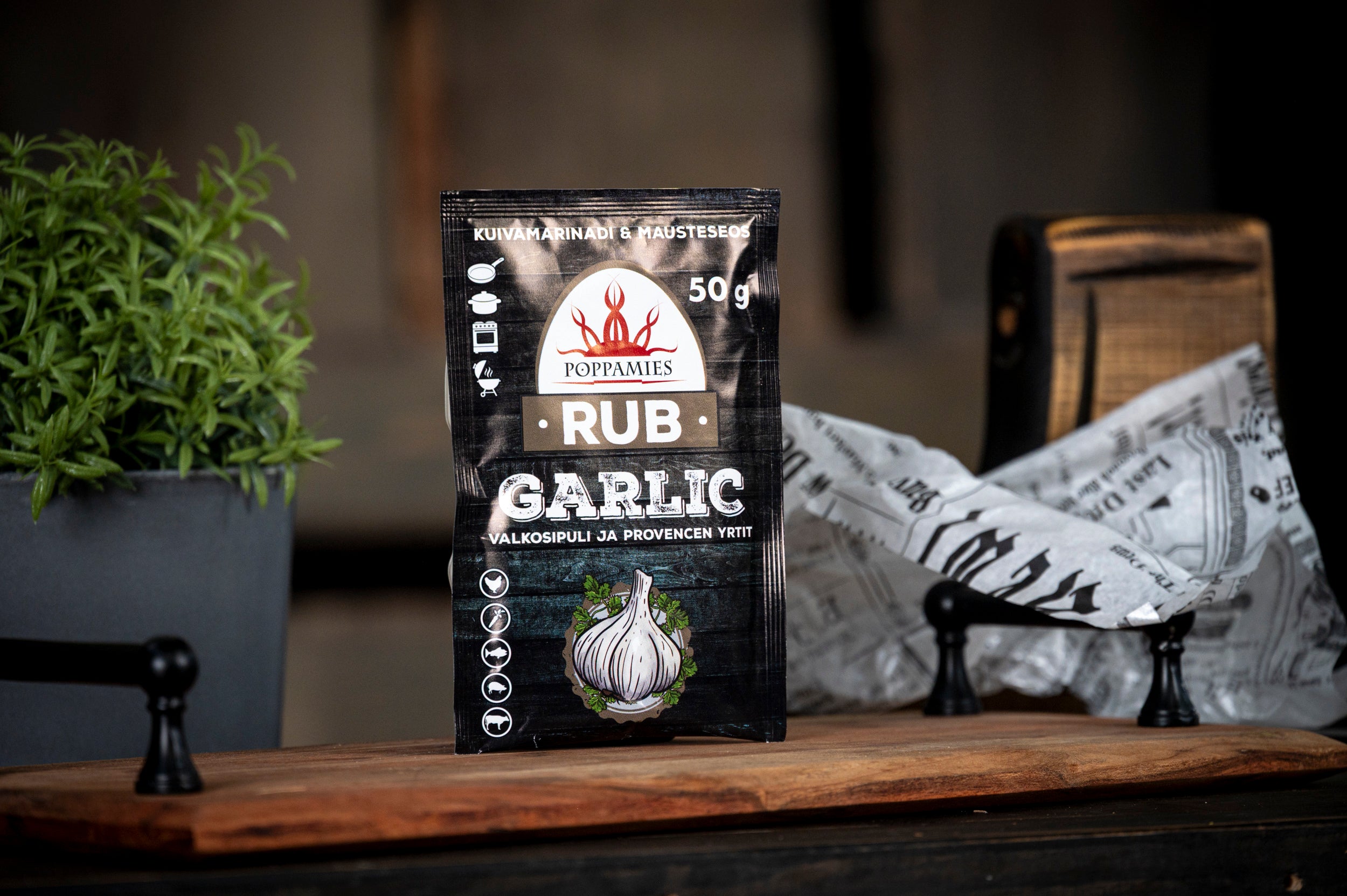 Prieskonių mišinys “GARLIC RUB” 200g