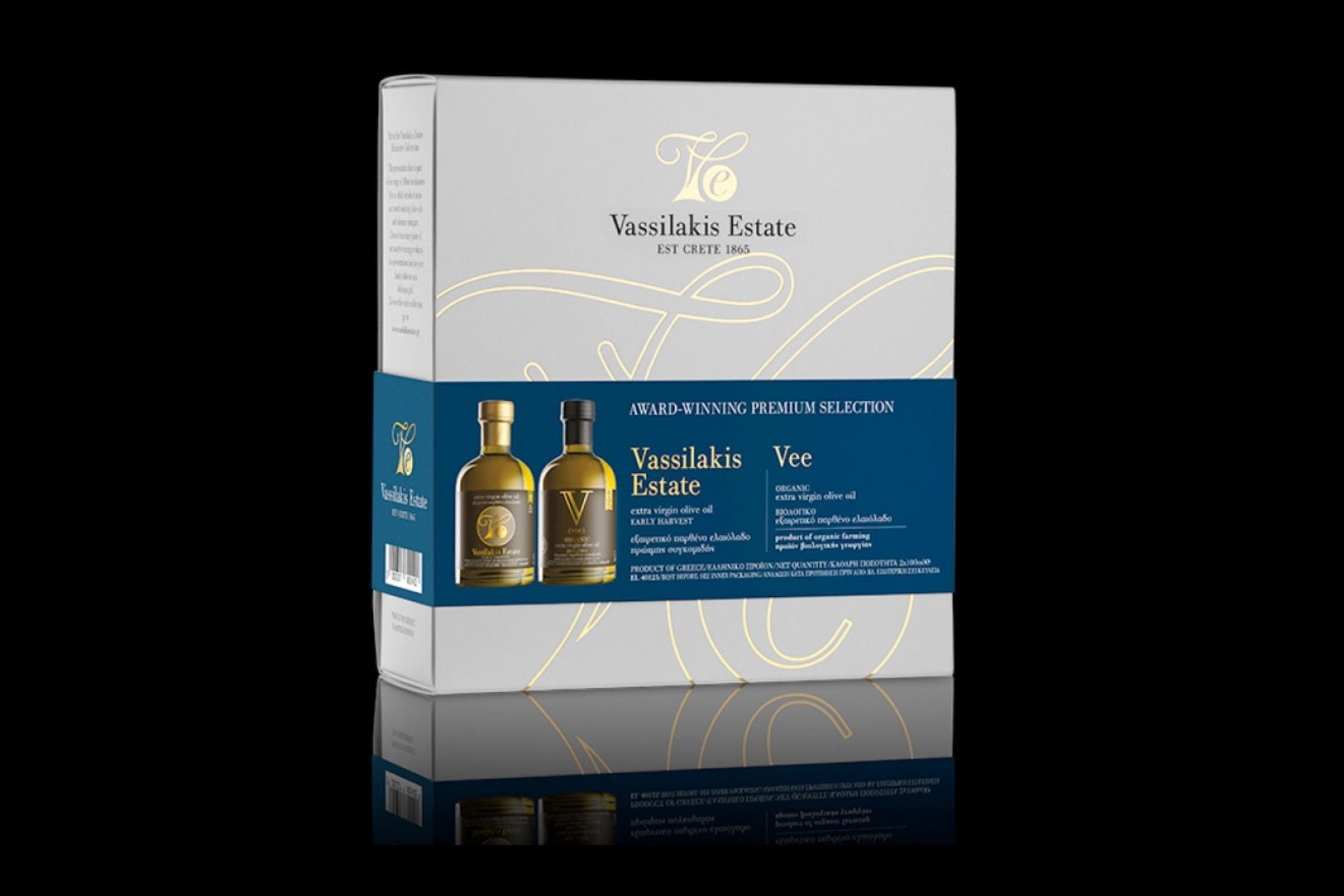 Dovanų rinkinys „Premium Selection“ mini „Vassilakis Estate“ | Extra Virgin 2x100ml