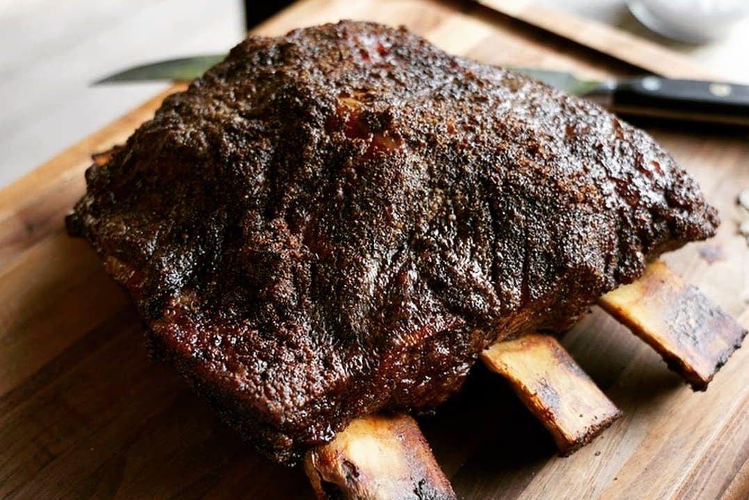 Scott Beef Black Angus Jautiena | Maitinta tik žole „Bone In Ribs“ Šonkauliai su kaulu
