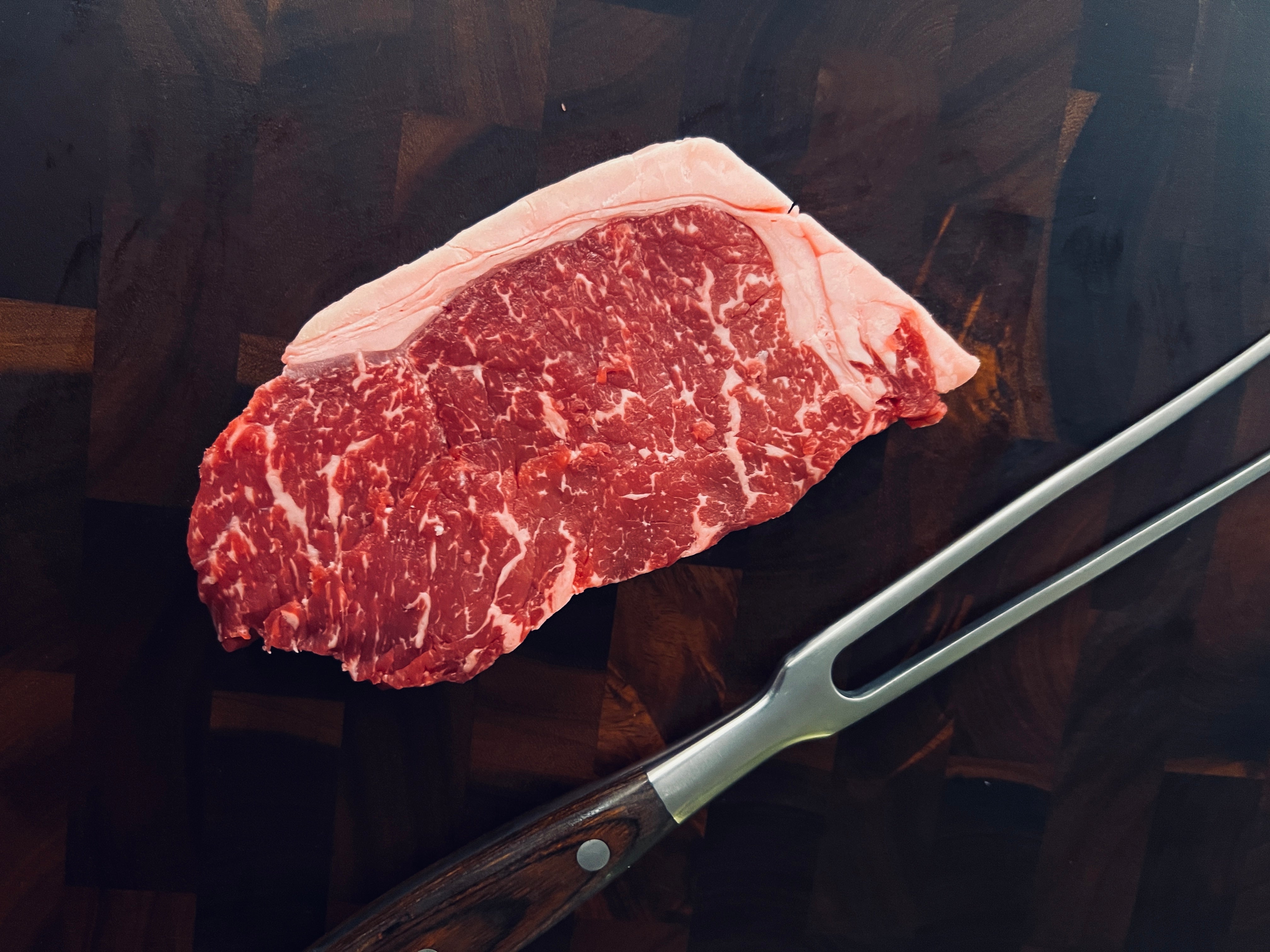 OAKEY Wagyu Jautiena | Premium 350d maitinta grūdais „Striploin“ Nugarinė