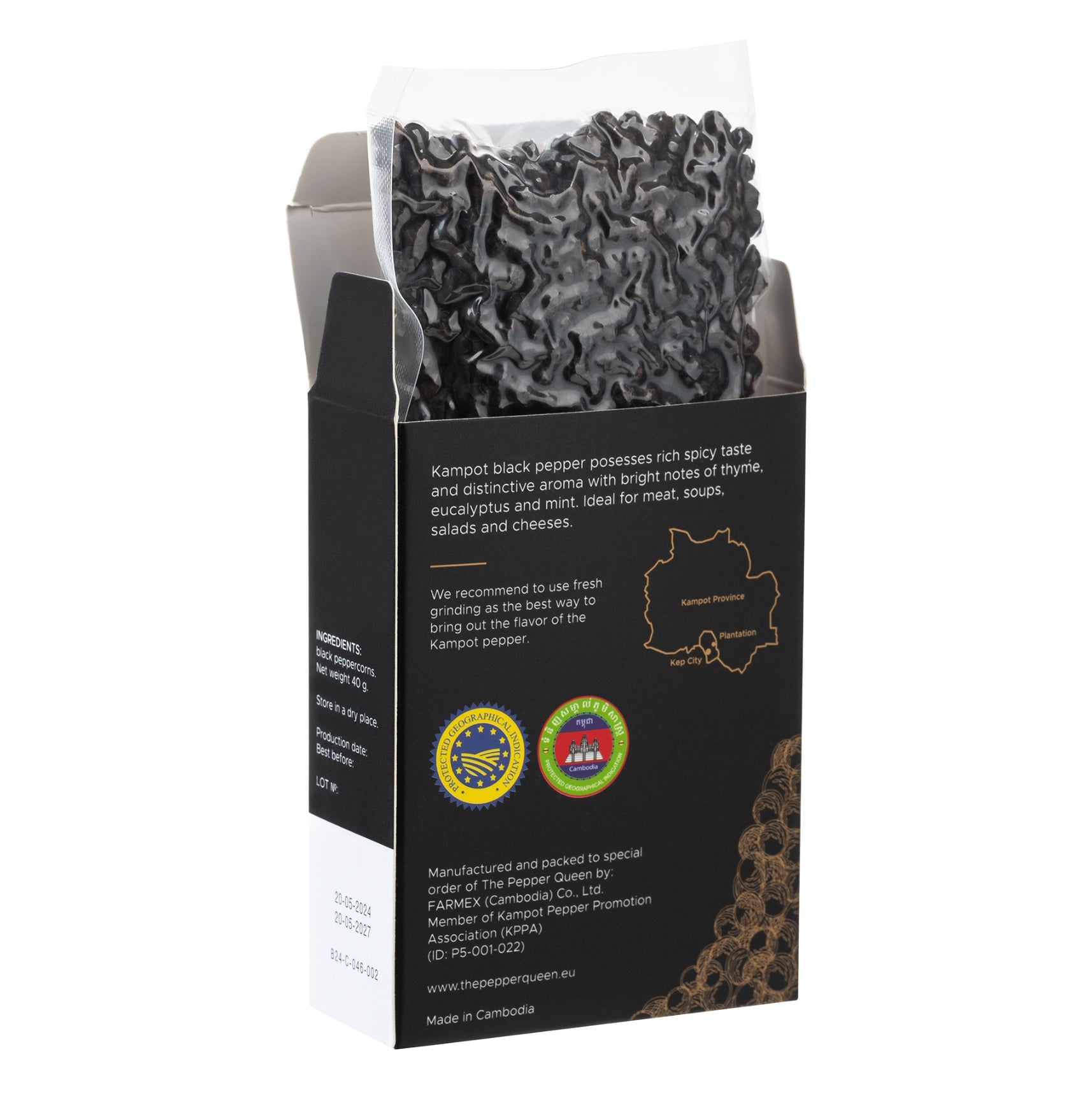 Juodieji pipirai | Kampot 40g