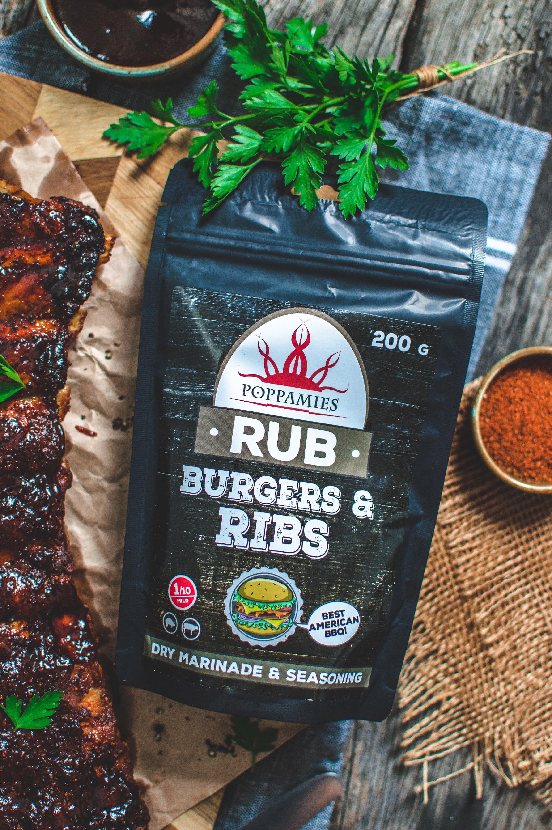 Prieskoniai „Burgers & Ribs” 200g