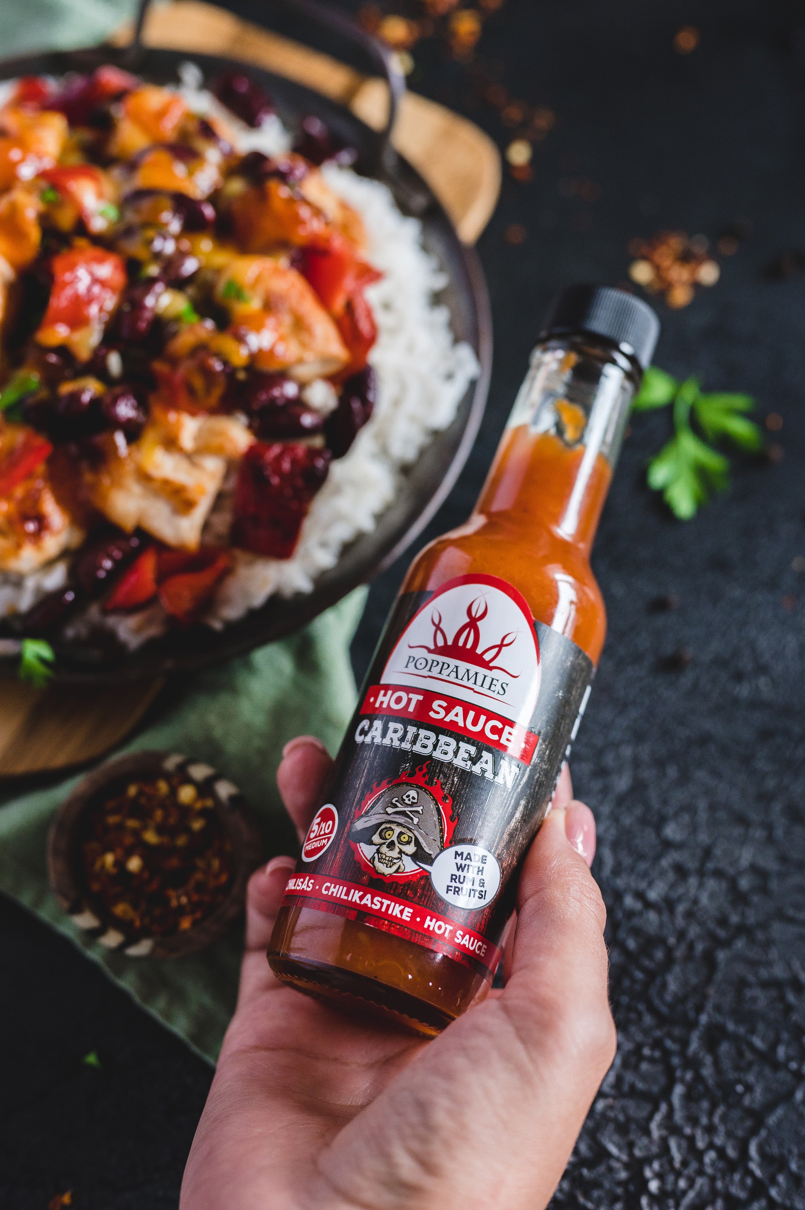 Padažas-marinatas „Carribean Hot” 150ml