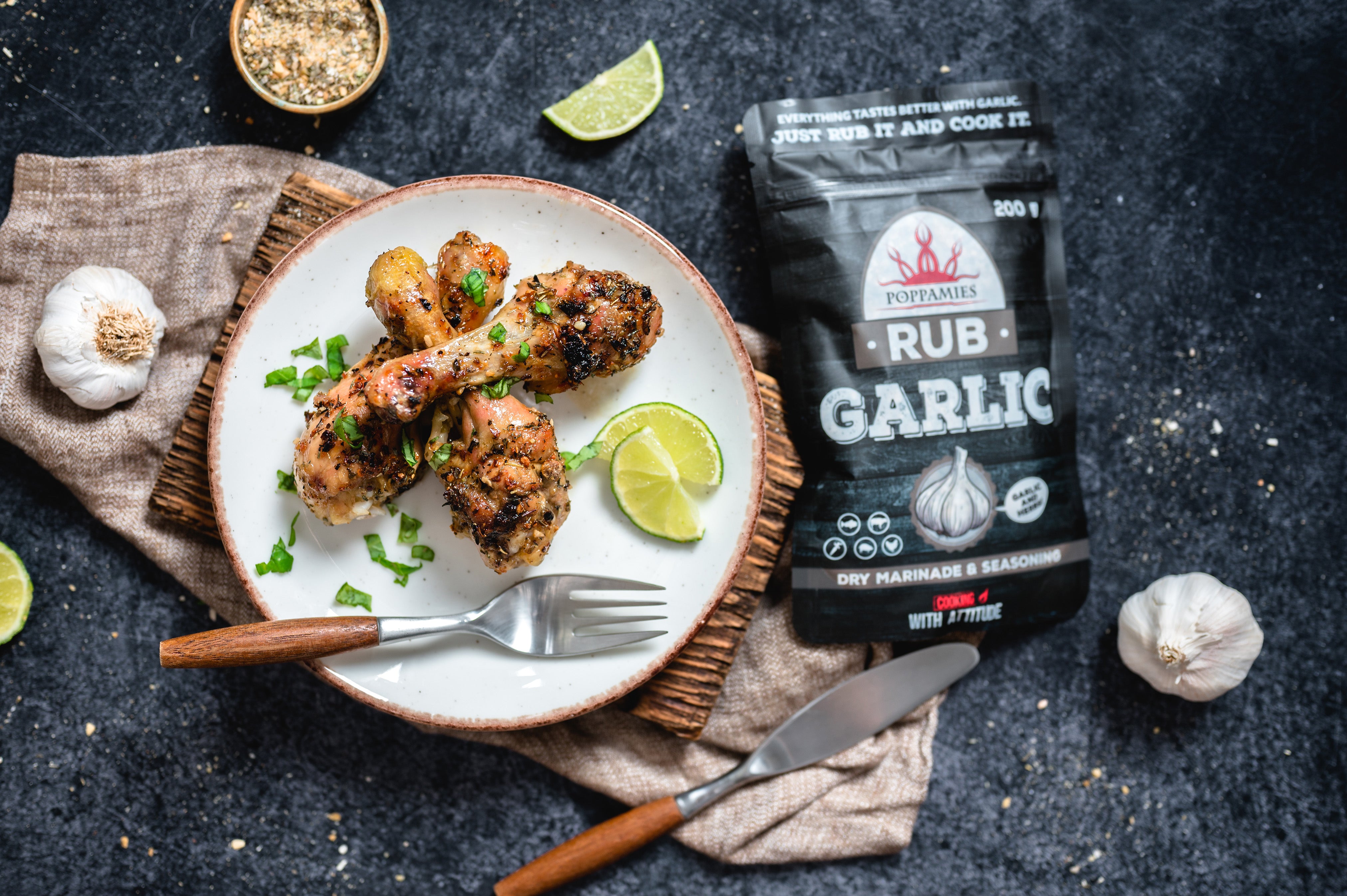 Prieskonių mišinys “GARLIC RUB” 200g