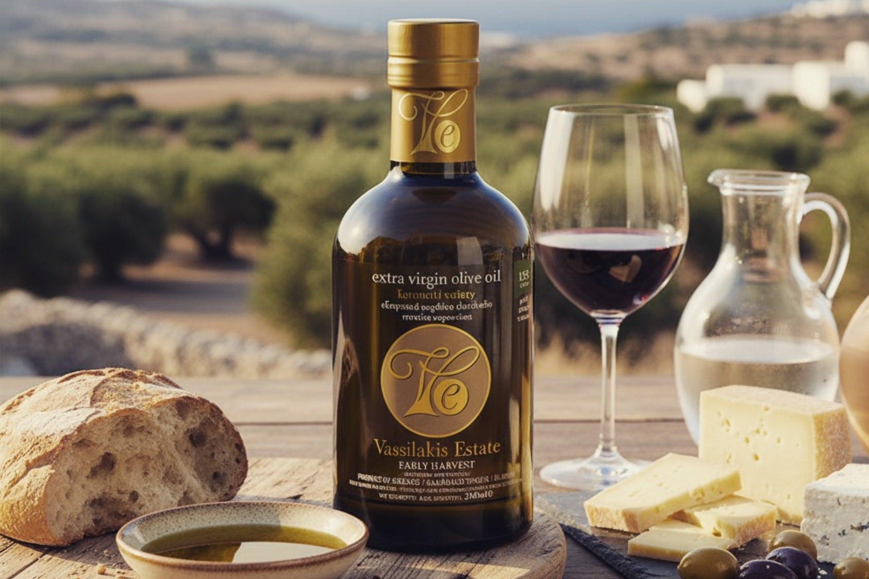 Alyvuogių aliejus "Vassilakis Estate" | Ankstyvo Derliaus | Premium Extra Virgin 500ml