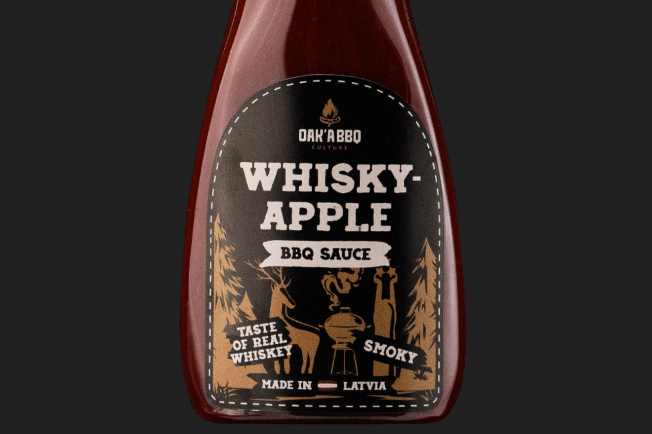 Padažas-marinatas „Apple Whiskey BBQ“ 270g