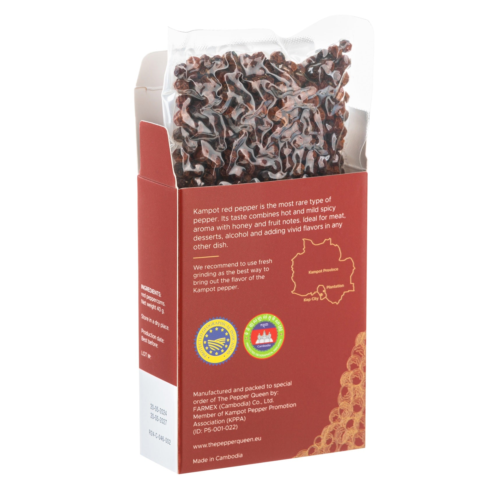 Raudonieji pipirai | Kampot 40g