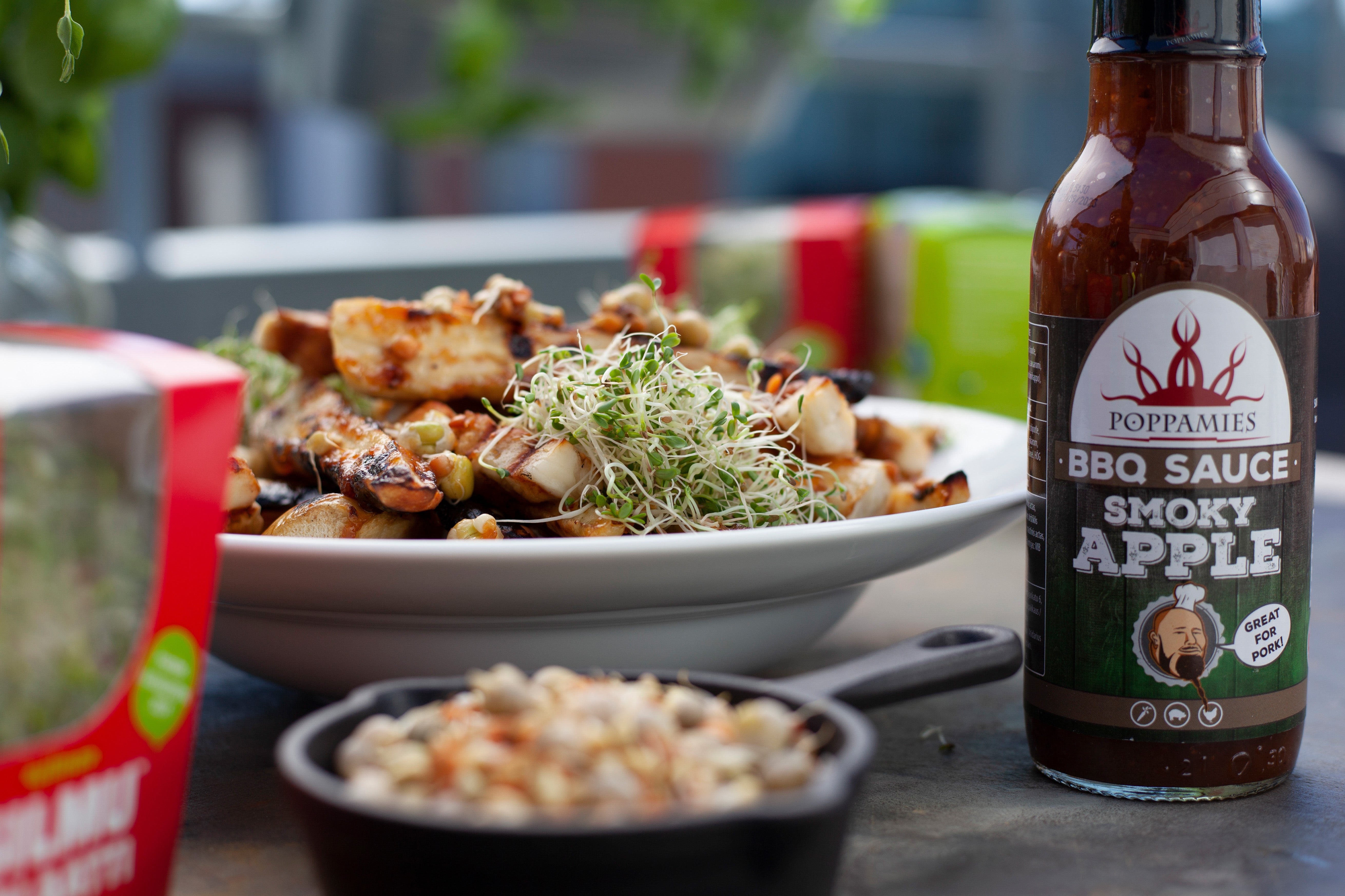 Mērce “Kūpinātu ābolu BBQ” 410g