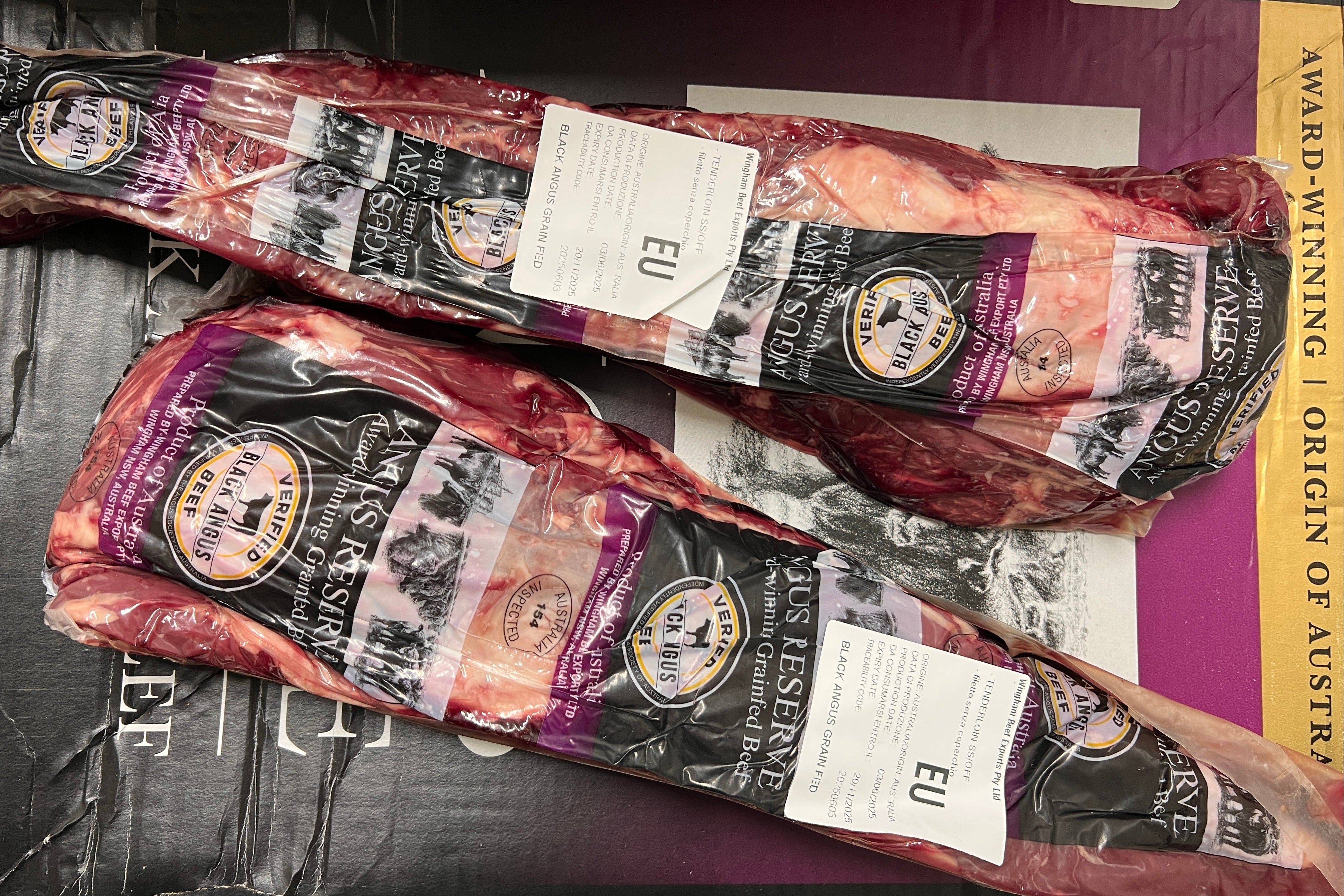 Angus Reserve Black Angus Jautiena | Premium MSA 5+ „Tenderloin“ Išpjova