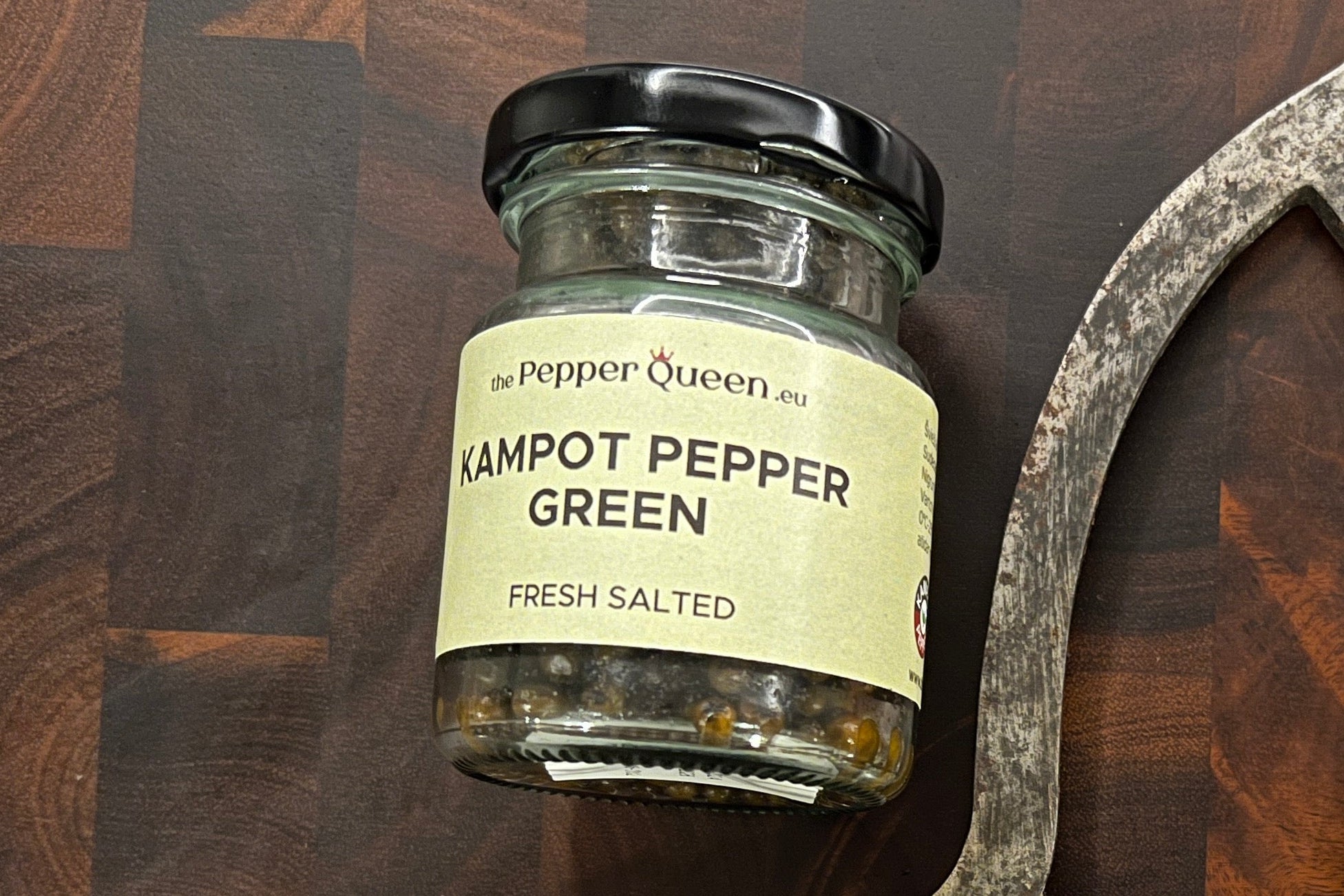 Žalieji Kampoto pipirai žirneliais | Šviežiai sūdyti 40g