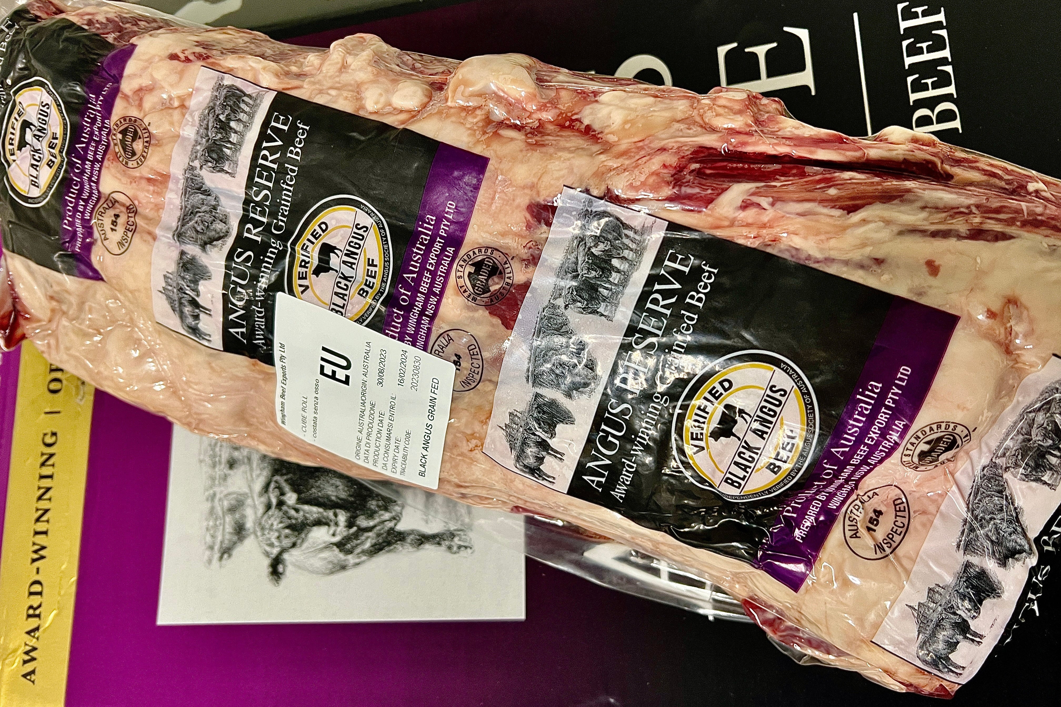 Angus Reserve Black Angus Jautiena | Premium MSA 5+ "Ribeye" Antrekotas