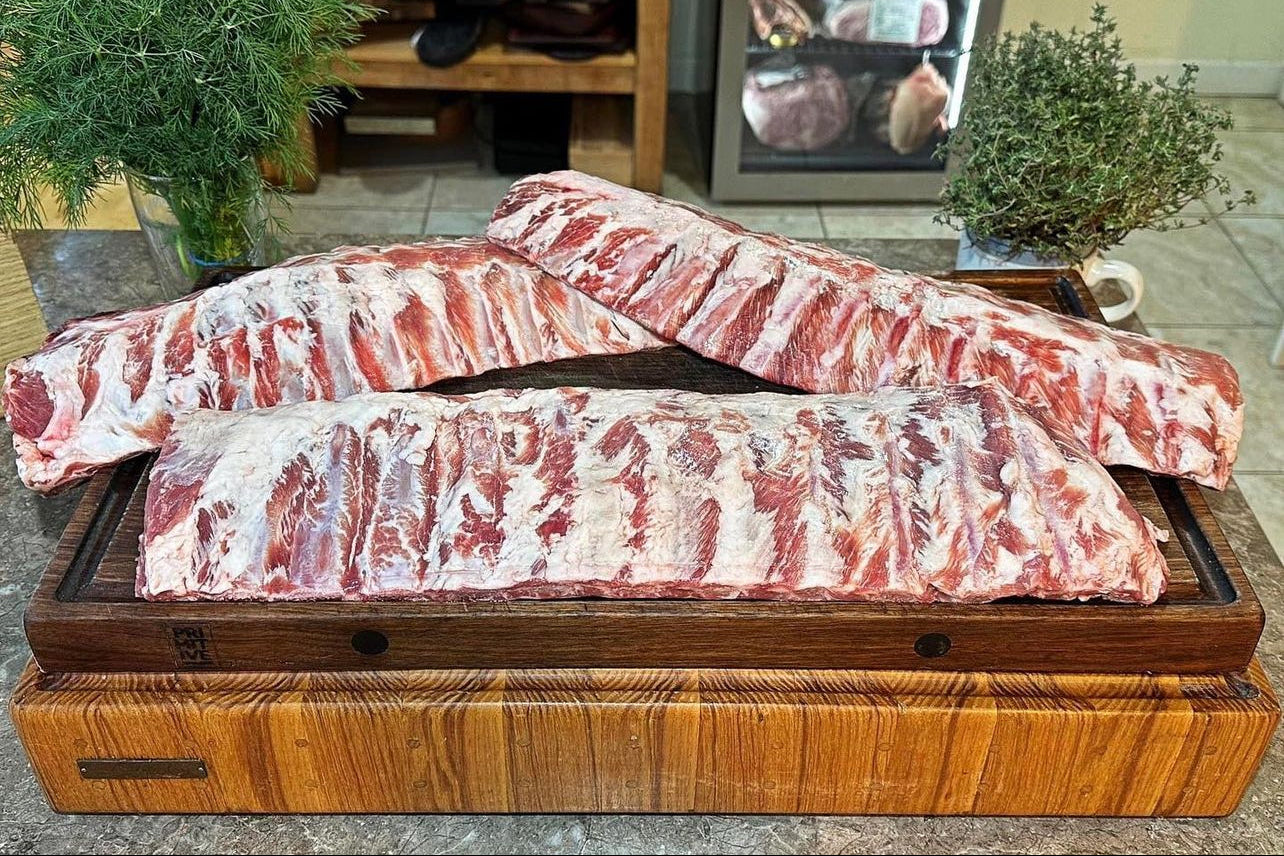 Iberiko Kiauliena „Baby Back Loin“ Šonkauliai