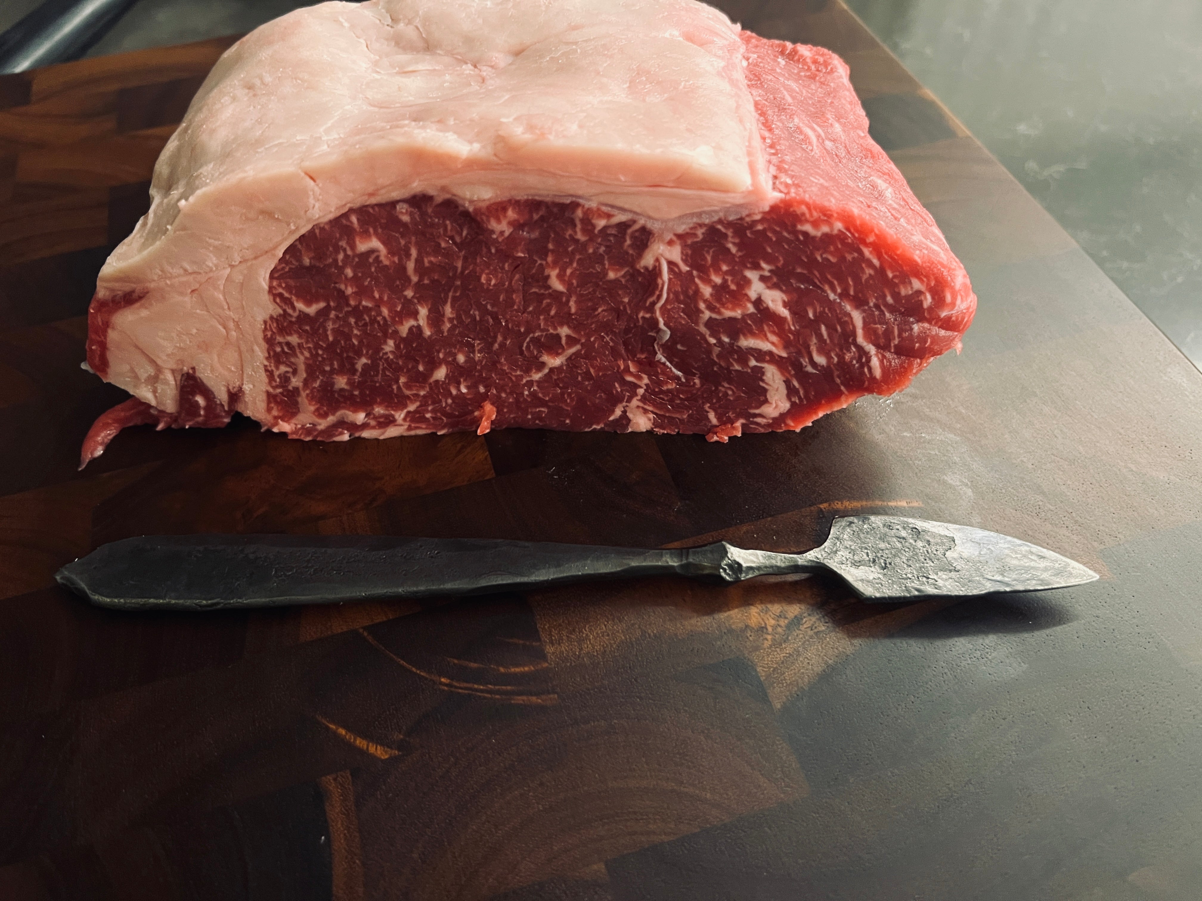 OAKEY Wagyu Jautiena | Premium 350d maitinta grūdais „Striploin“ Nugarinė