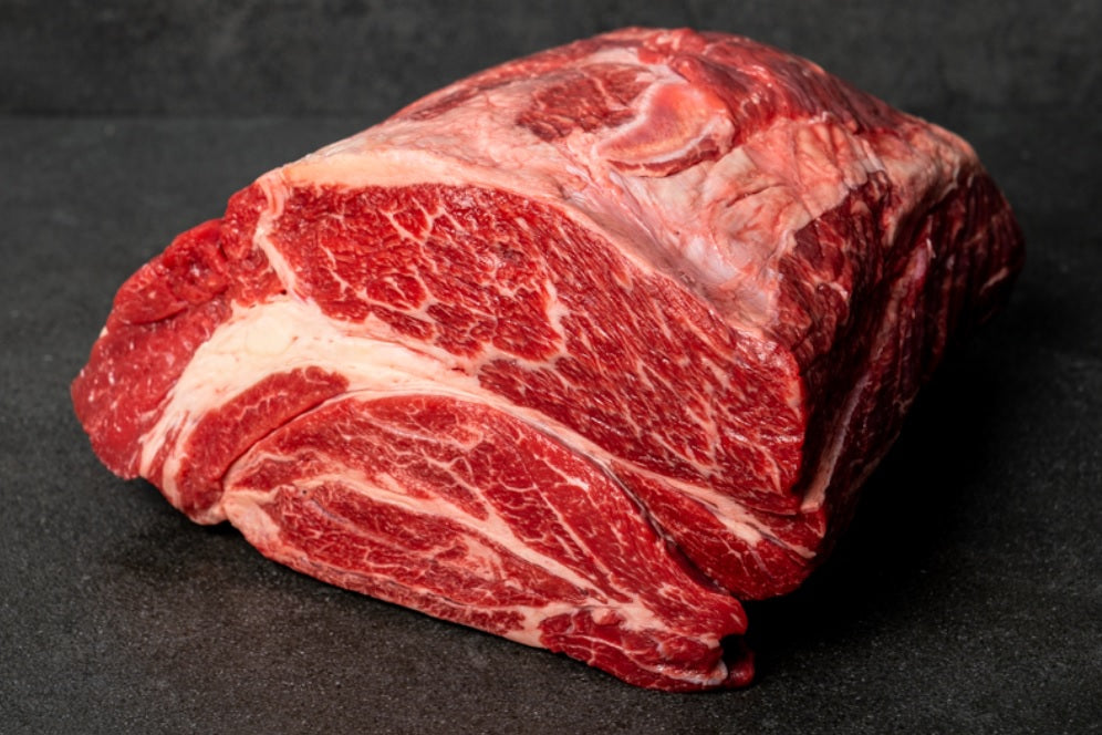 Las Piedras Black Angus Jautiena | Premium MSA 4+ „Chuck Eye Roll“ Sprandinė steikams