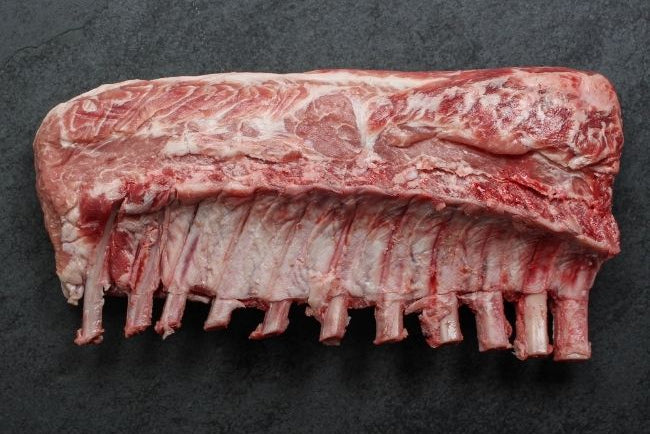 Iberiko Kiauliena „French Rack“ Nugarinė su kaulu