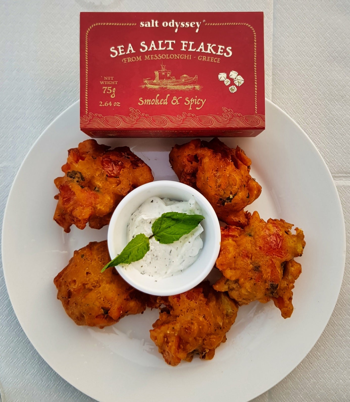 Jūros druskos dribsniai – rūkyti ir aštrūs "Messolonghi" 75g