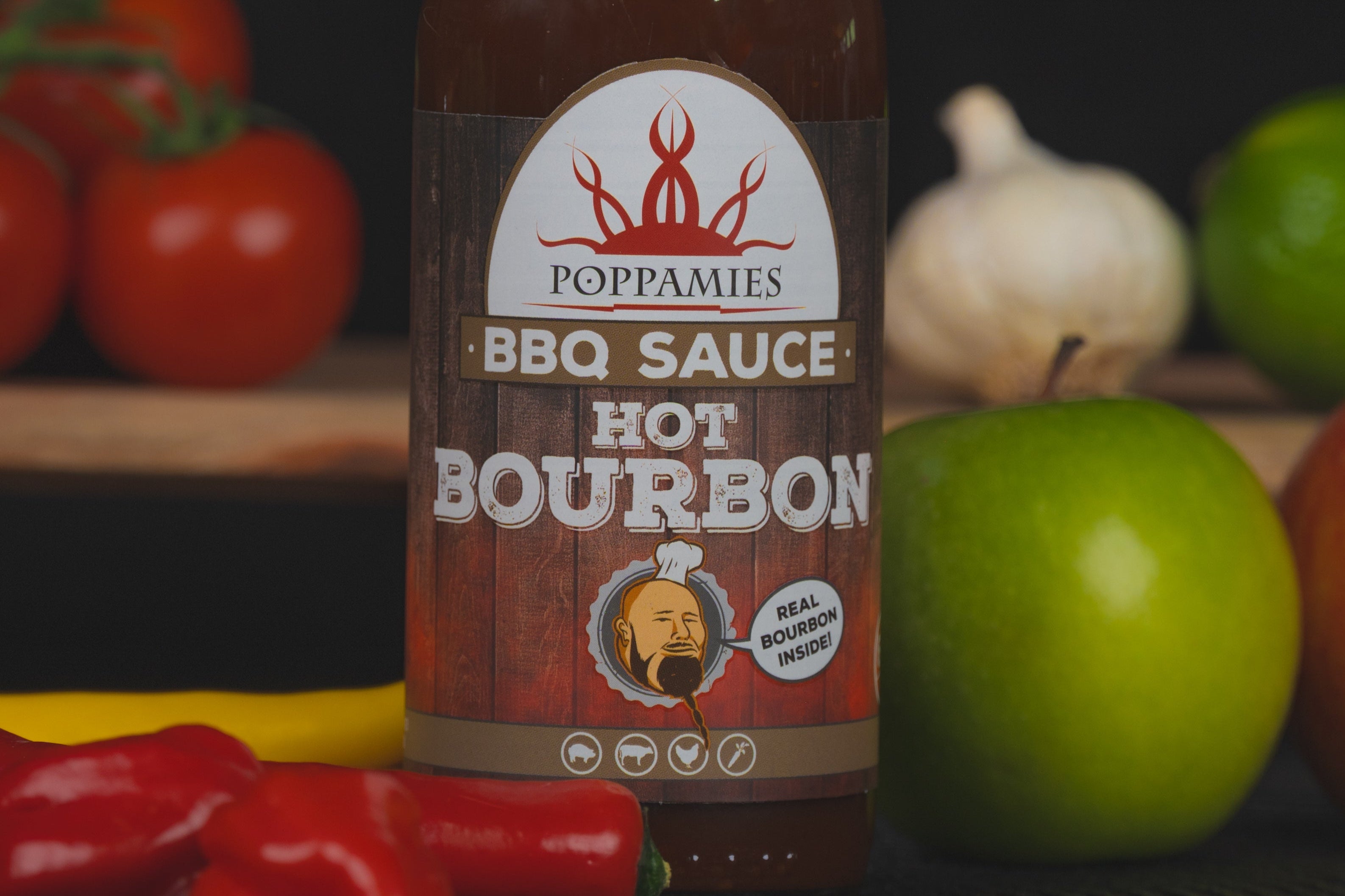 Padažas “Hot Bourbon” Aštrus 410g