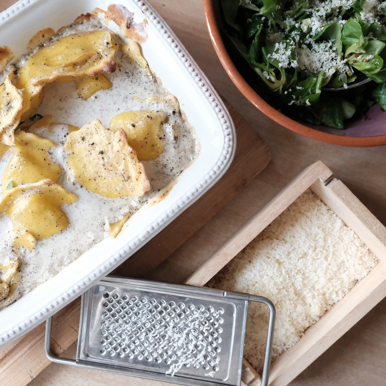 Grietinėlės ir Baltųjų triufelių padažas  | su „Parmigiano Reggiano“ sūriu 90g