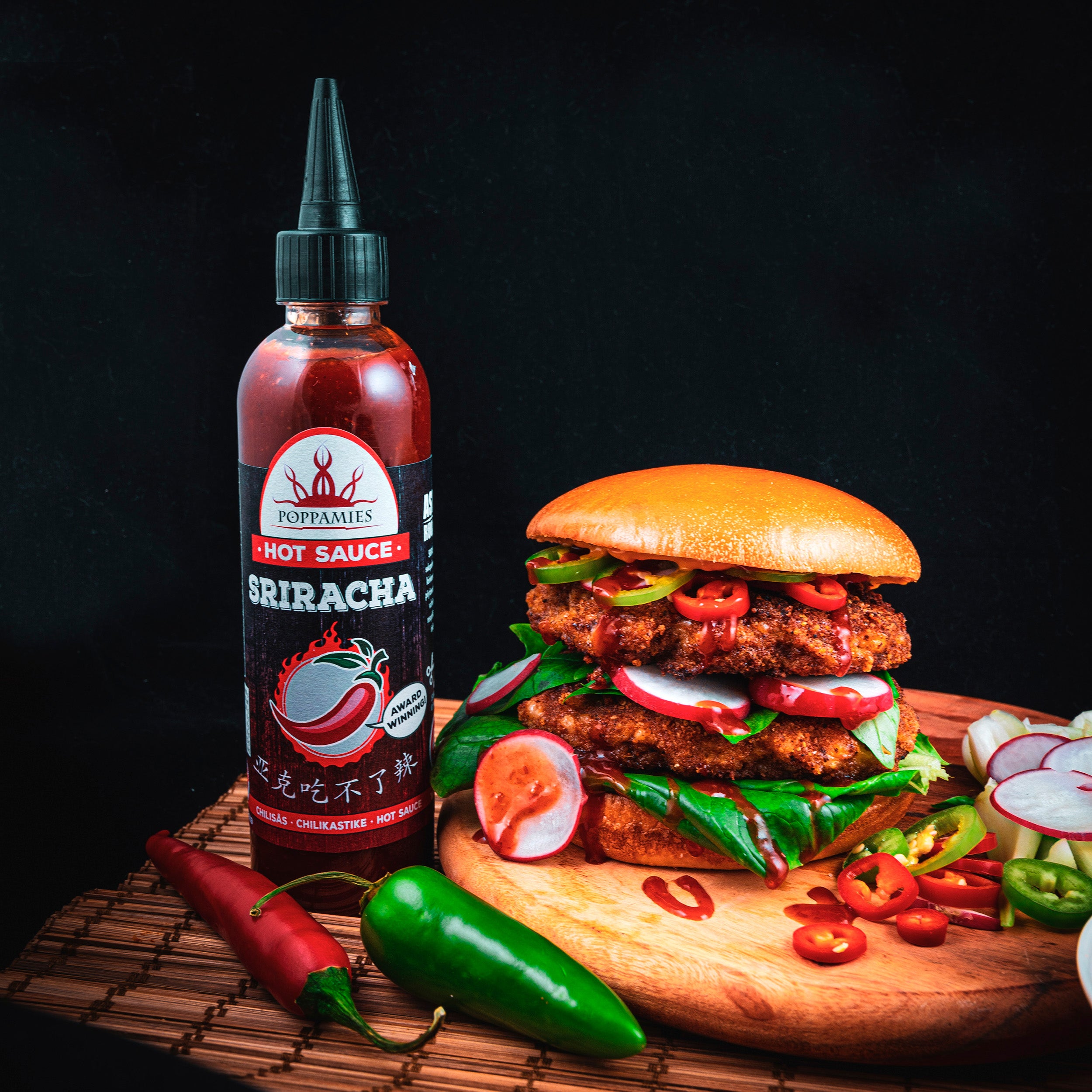 Aštresnis padažas ,,Sriracha Hot” 275ml