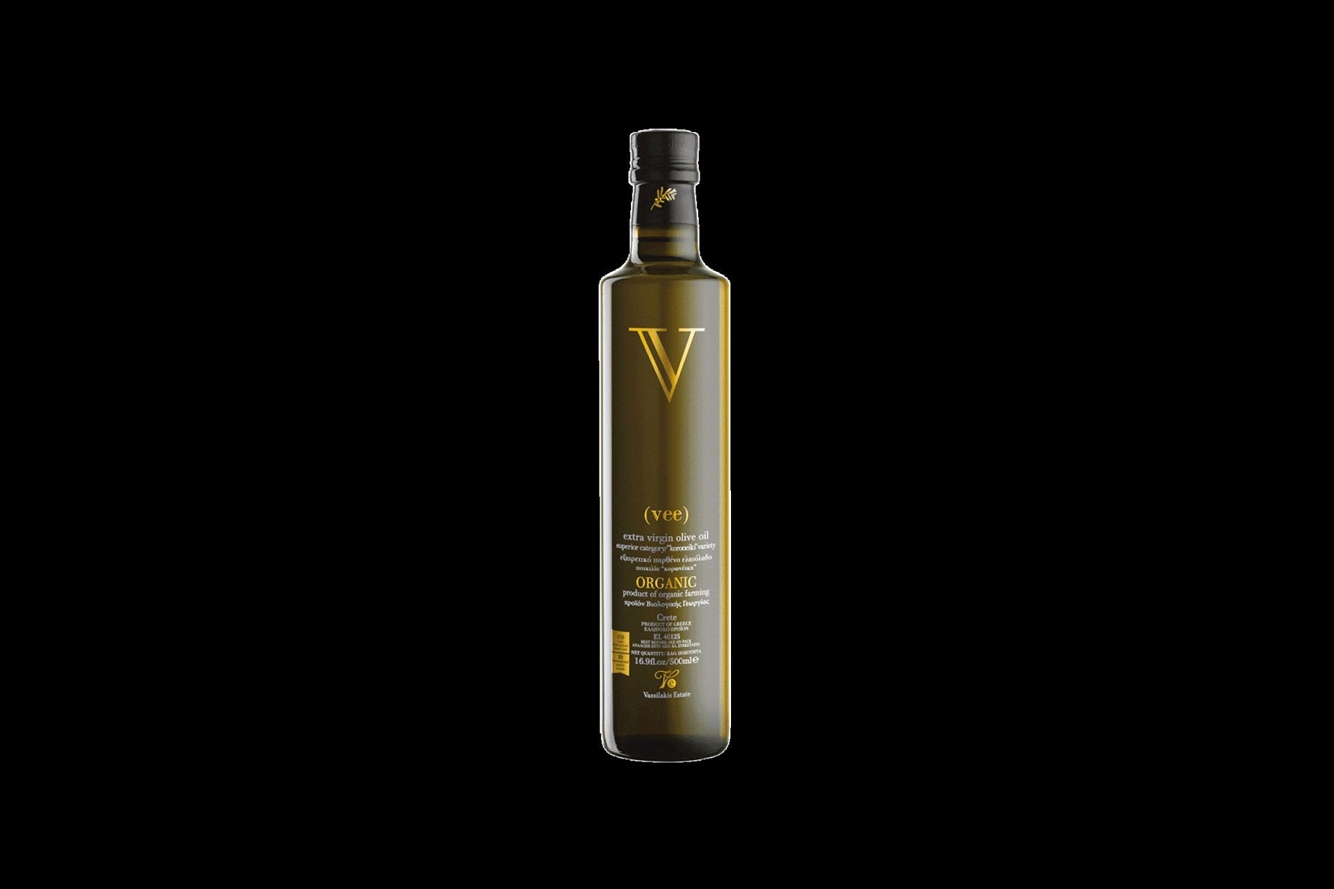 Ekologiškas Alyvuogių Aliejus "V(vee)" Butelyje | Extra Virgin 500ml